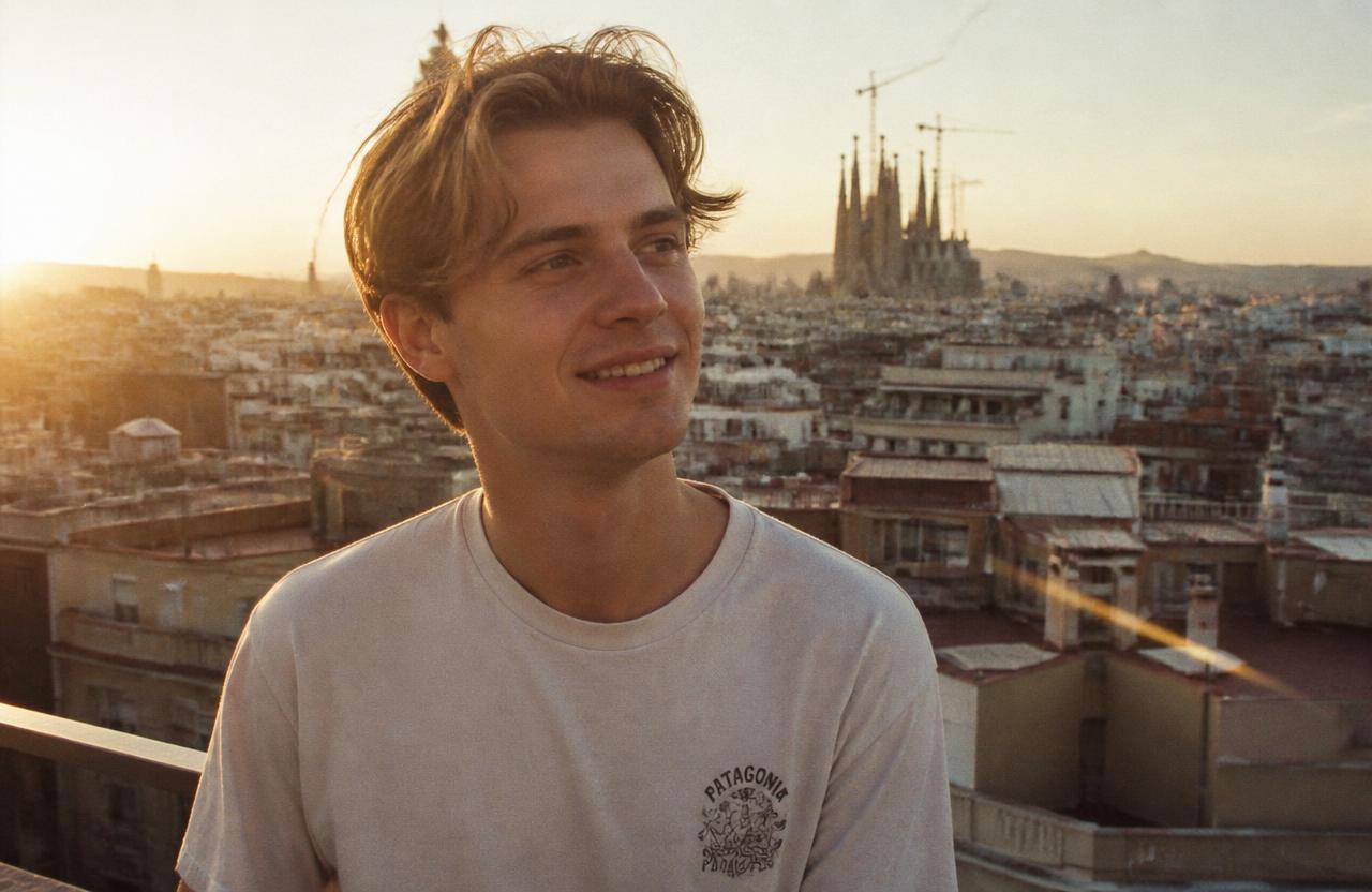 Lo stage di insegnamento dell'inglese di Pieter a Barcellona, Spagna