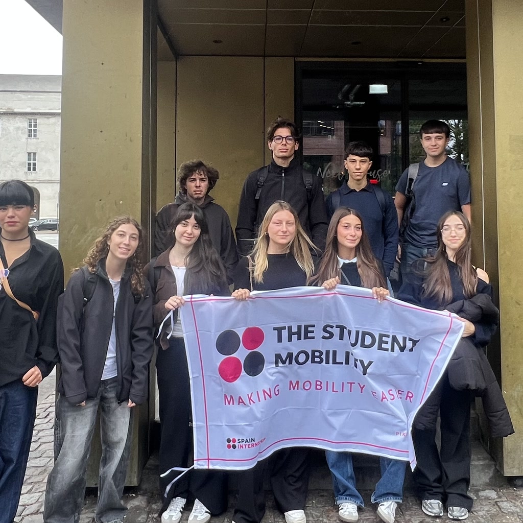 Group of Italian students during their Erasmus+ internship experience in Copenhagen