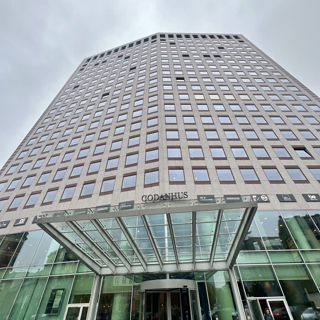 Modern office district in Copenhagen where students gained professional experience