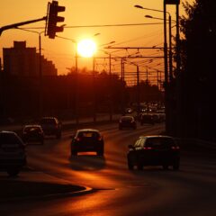 Lublin poland sunset