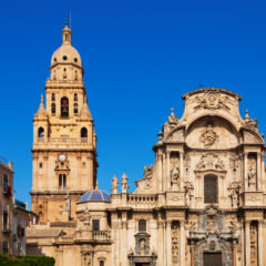 Detail of Cathedral Church of Saint Maria in Murcia.  Spain